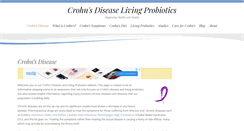 Desktop Screenshot of crohns-disease-probiotics.com