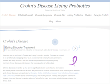 Tablet Screenshot of crohns-disease-probiotics.com